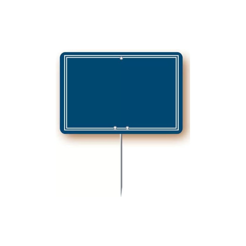 ARDOISINE bleue 200x150 mm, sans roulettes, pique inox (lot de 10)