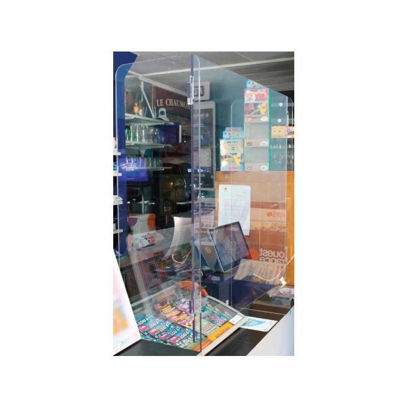 VITR’HYGIÈNE protection personnel de caisse, 840x820 mm, épaisseur 8 