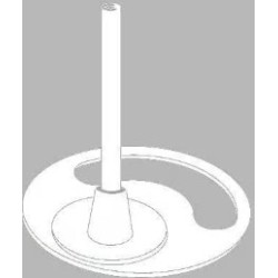 PIEDS tube blancs pour pique (lot de 25)