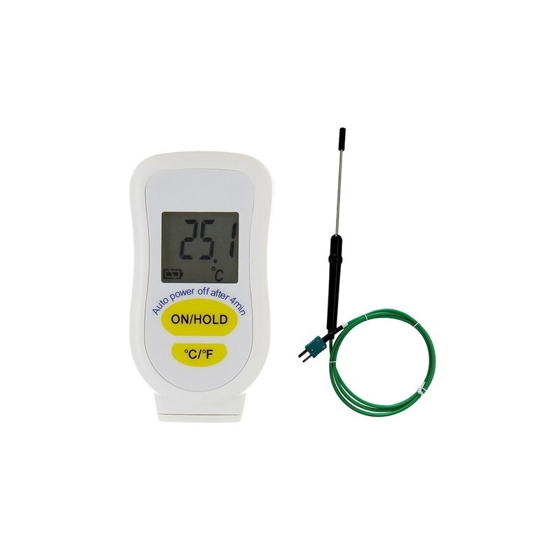 THERMOMETRE électronique à thermocouple avec sonde amovible