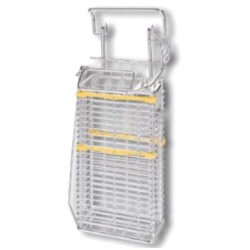 PORTE COUTEAUX INOX VERROUILLABLE -  4 COUTEAUX + 2 FUSILS