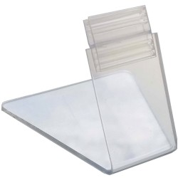 PIED PVC CRISTAL POUR ETIQUETTE SANS PIQUE