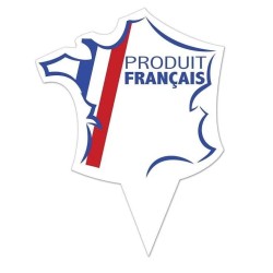 ETIQUETTE FRANCE PRODUIT FRANCAIS 8x10 cm - pique plastique