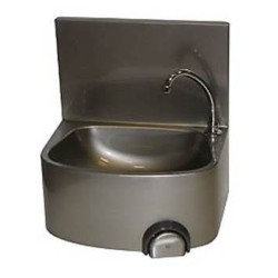 LAVE MAINS ADOSSE COMMANDE PAR BOUTON POUSSOIR 480x360xht520