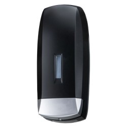 DISTRIBUTEUR DE SAVON MANUEL - MODELE MURAL 1L - ABS NOIR