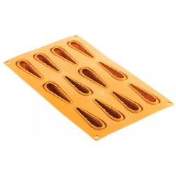 PLAQUE SILICONE 300X175 - 12 carottes 78x23xht23 mm - 20ml