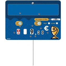 ETIQUETTE POISSON GRAIN DE MER