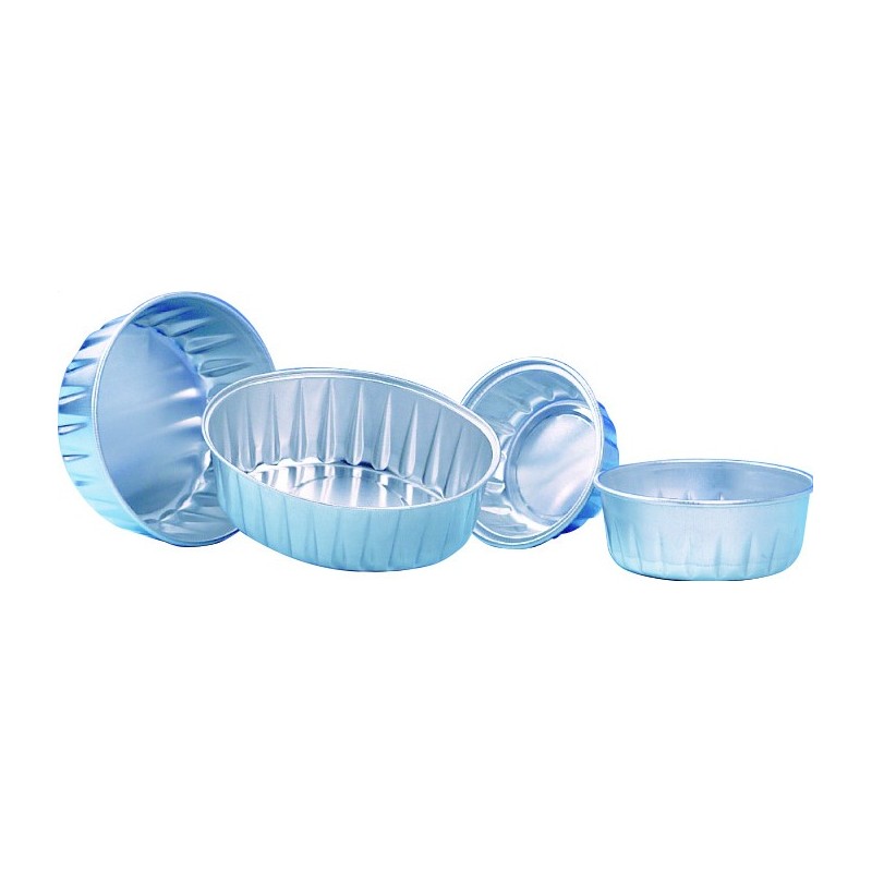 MOULE ALU RAMEQUIN ROND - Ø  86 x ht 36 mm - 17.6 cl (x100)