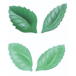 FEUILLE DE ROSE AZYME vert clair 47 mm (x350)