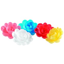 ROSE AZYME GRAND MODELE Ø 50 mm - coloris assortis (x36)