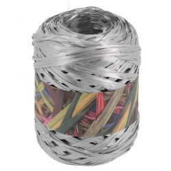 RAPHIA SYNTHETIQUE - ARGENT (x200m)