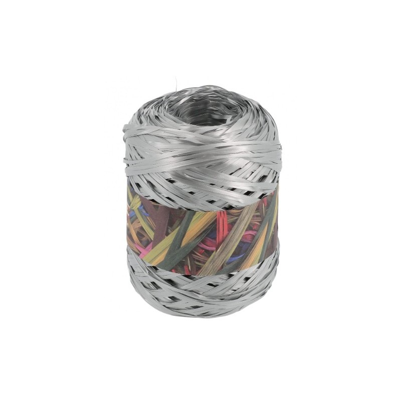 RAPHIA SYNTHETIQUE - ARGENT (x200m)