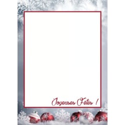 PANNEAU blanc "Givrée" 500x700 mm neutre + fil nylon