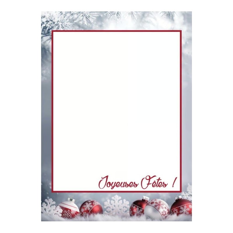 PANNEAU blanc "Givrée" 500x700 mm neutre + fil nylon