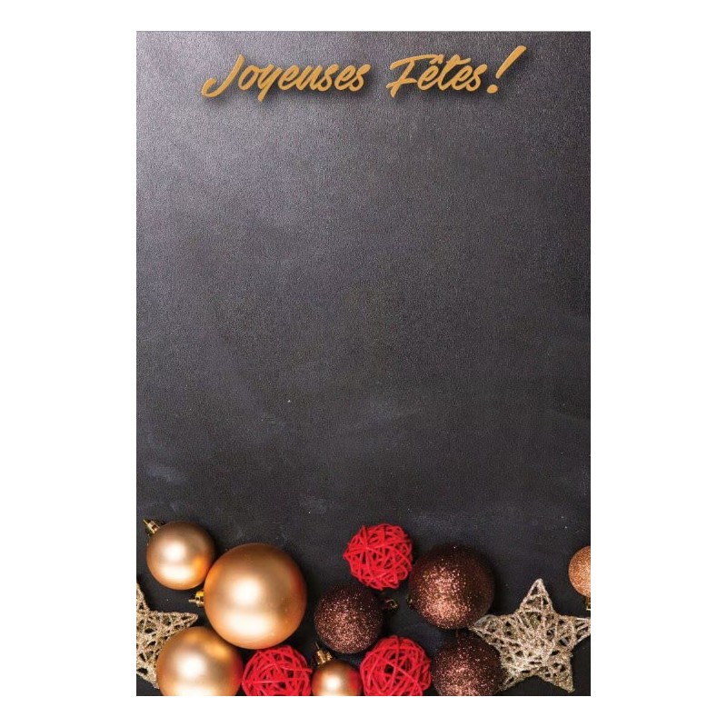 PANNEAU ardoisé "Féerie" 500x700 mm neutre + fil nylon