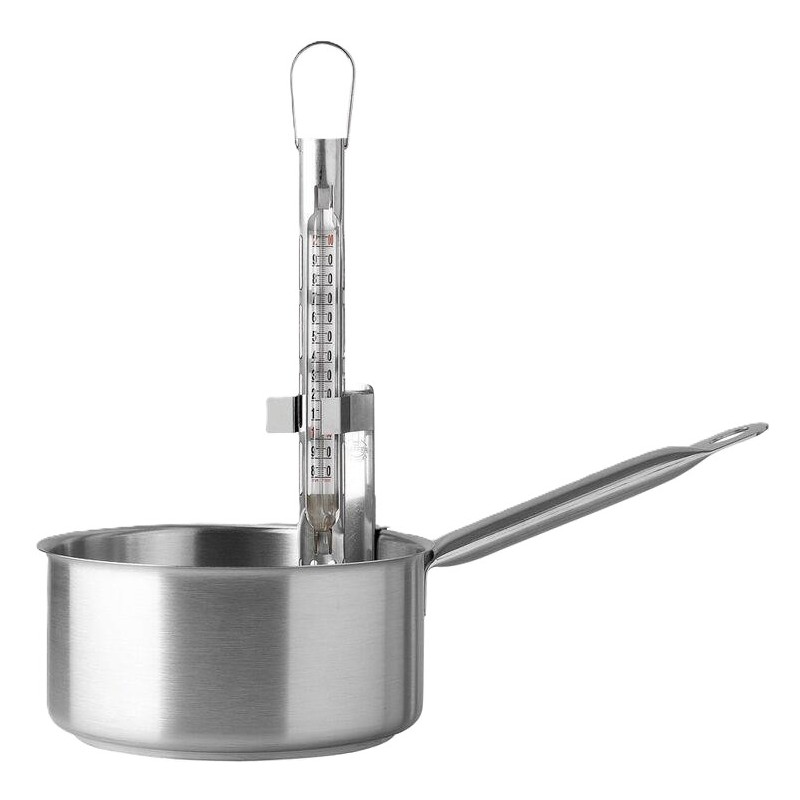 SUPPORT THERMOMETRE INOX - ht 137 mm