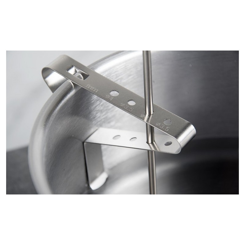 SUPPORT THERMOMETRE SONDE INOX
