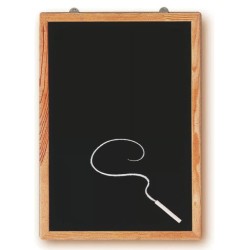 Tableau noir 300x400 mm, cadre baguette agrafée