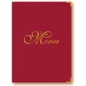 PROTÈGE-MENU 233x319 mm Elite rouge