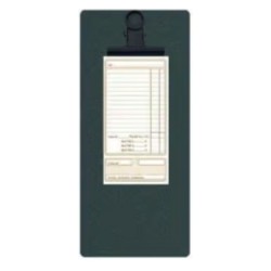 PLANCHE MENU 120x270 mm Grey avec pince métal