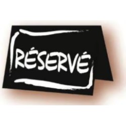 CHEVALETS 70x50 mm À la craie Réservé (lot de 10)