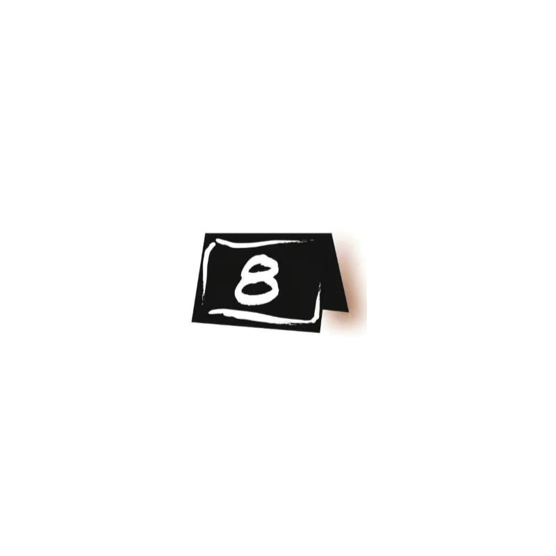 CHEVALETS 70x50 mm À la craie n° 1 à 10 (lot de 10)