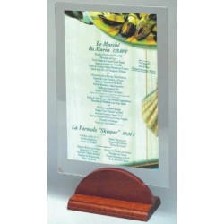 PRÉSENTOIRS Vitro + Plexi 210x300 mm (lot de 3)