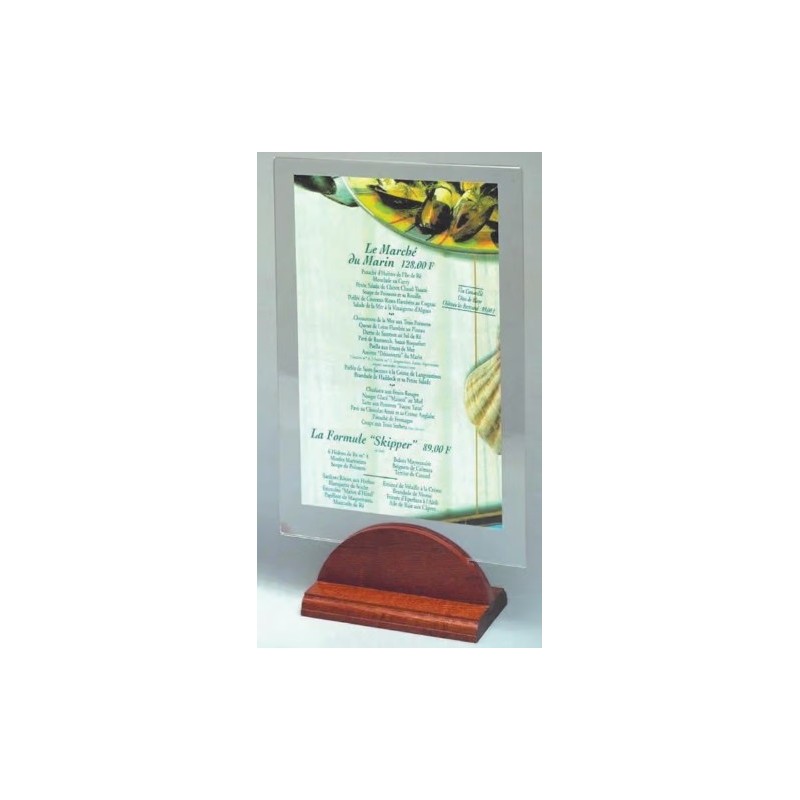 PRÉSENTOIRS Vitro + Plexi 210x300 mm (lot de 3)