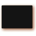 ÉTIQUETTE 60x40 mm noire neutre, sans roulettes, sans attachement (lo
