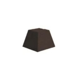 SUPPORT bois pyramide fendu 55x55x55 mm Wengé (lot de 3)