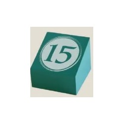 CUBES bois bleu Preho 55x55 mm n°1 à 10 (lot de 10)