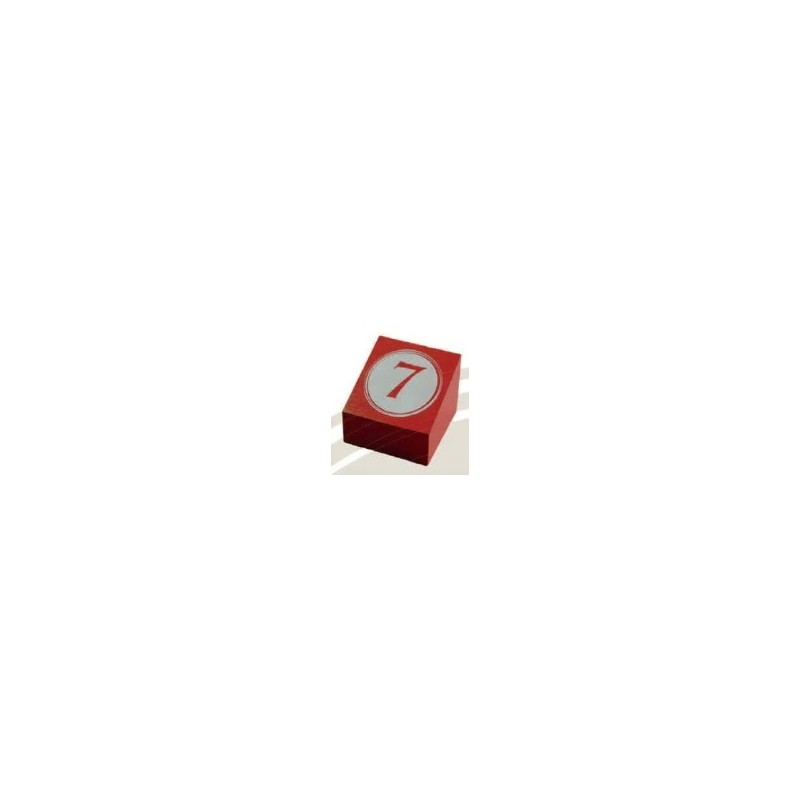 CUBES bois rouge Preho 55x55 mm n°1 à 10 (lot de 10)