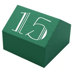 CUBES bois bleu Casa 55x55 mm n°11 à 20 (lot de 10)