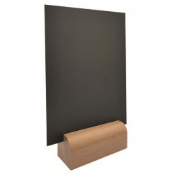 SOCLE bois naturel vernis 105x44x40 mm arrondi (lot de 3)