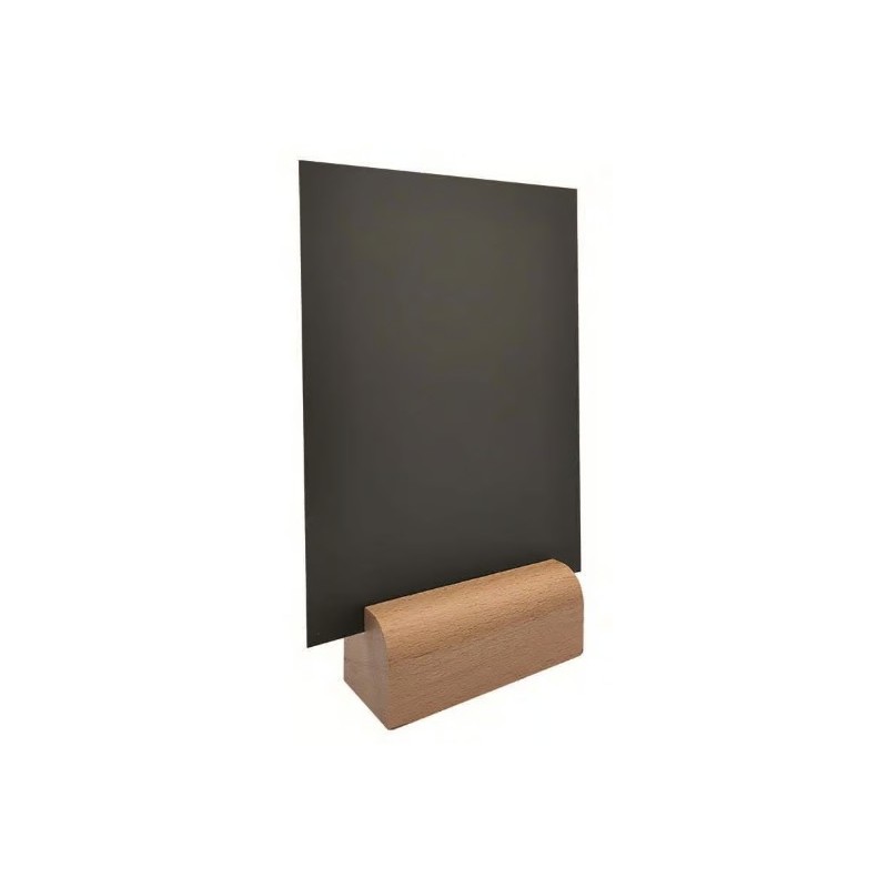 SOCLE bois naturel vernis 105x44x40 mm arrondi (lot de 3)