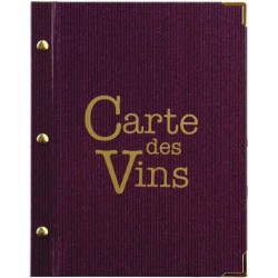 PROTÈGE-MENU 240x315 mm Linéa gris foncé