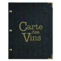 CARTE DES VINS 185x235 mm Linéa gris foncé
