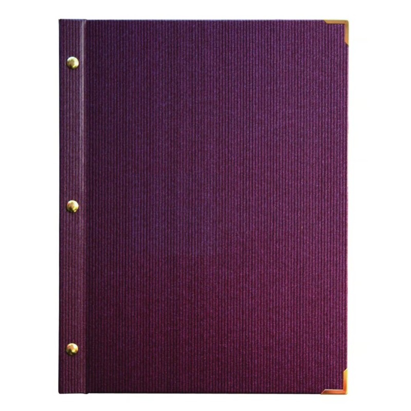 CARTE DES VINS 185x235 mm Linéa bordeaux sans marquage