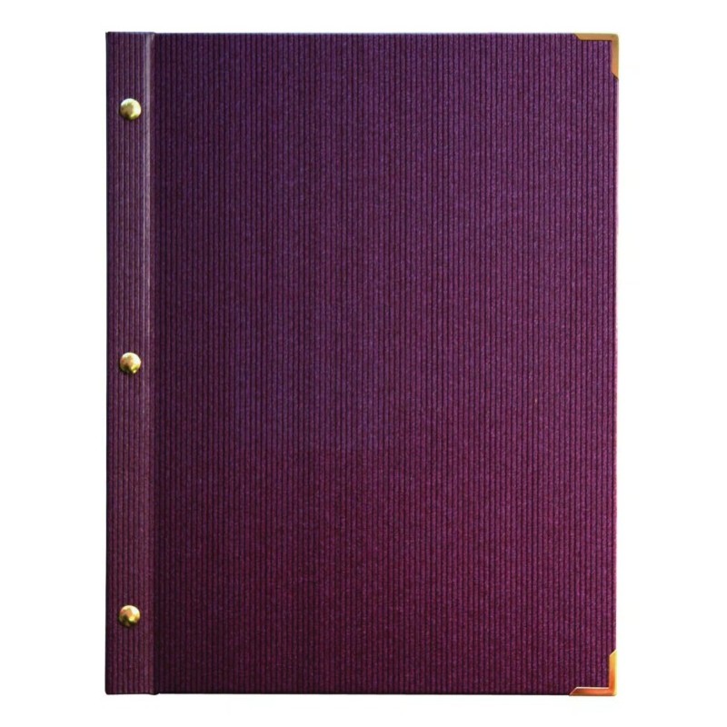 PROTÈGE-MENU 240x315 mm Linéa bordeaux sans marquage