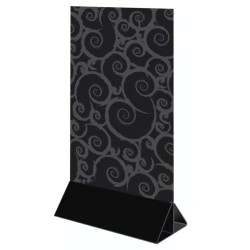 ARDOISE Salsa 150x250 mm + socle PVC noir (lot de 3)