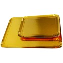 PLATEAU TRAITEUR CARTON - 420x280 mm - OR VERSO NOIR (x25)