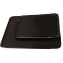 PLATEAU TRAITEUR CARTON - 420x320 mm - NOIR VERSO OR (x25)
