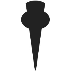 MAXI FLECHE NOIRE 10x24 cm (lot de 10)