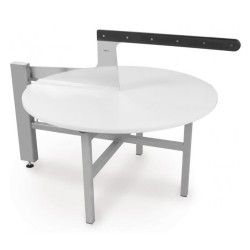 PLATEAU DE DECOUPE EMMENTAL Ø 800 EN POLYETHYLENE EP. 25- 1200xht 600