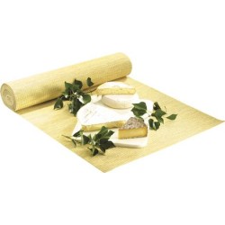 TAPIS VITRINE DECOR IMITATION PAILLE larg 57 cm x lg 10 m ALIMENTAIRE