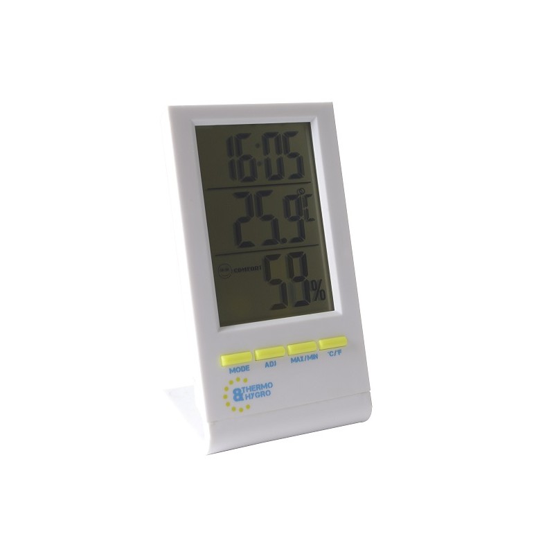 THERMOMETRE HYGROMETRE DIGITAL (-40°/+50°C)