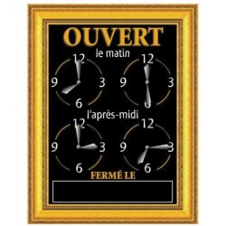 PANNEAU horaires 150x200 mm Ornement + fil nylon