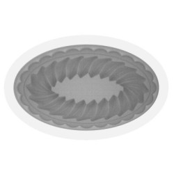MOULE SILICONE PLEINCOEUR - GM ovale 176x104xht60 mm - 665ml