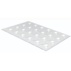 PLAQUE CHABLON SILICONE - 24 élans 40x40xép2 mm - 29ml (lot de 2)