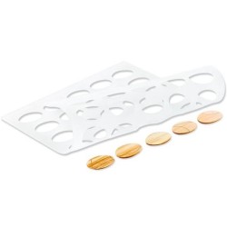 PLAQUE CHABLON SILICONE - 45 ovales 34x24xép2 mm (lot de 2)